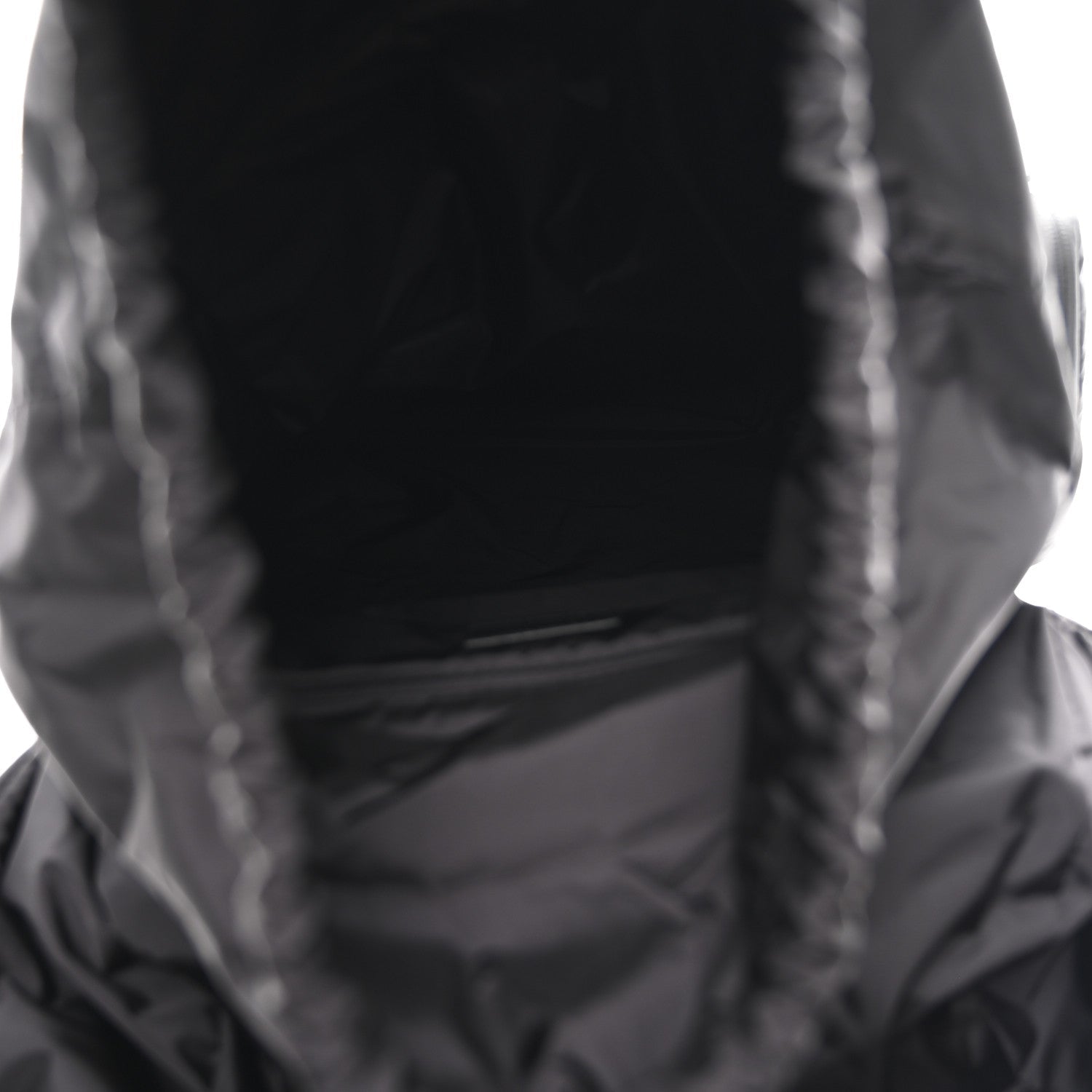 Nylon Saddle Backpack Black
