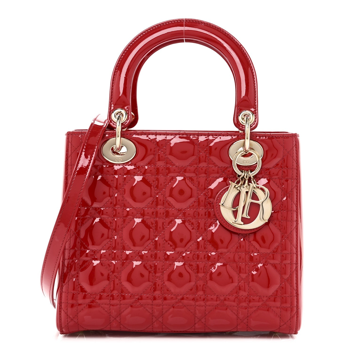 Patent Cannage Medium Lady D1OR Red