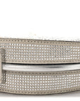 Crystal Vitello Laminato Suede FF Nano FNDIgraphy Hobo Charm Grey