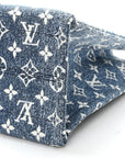 Monogram Jacquard Denim Onthego MM Bleu