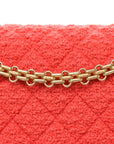 Wool Tweed Quilted 2.55 Reissue 225 Flap Coral