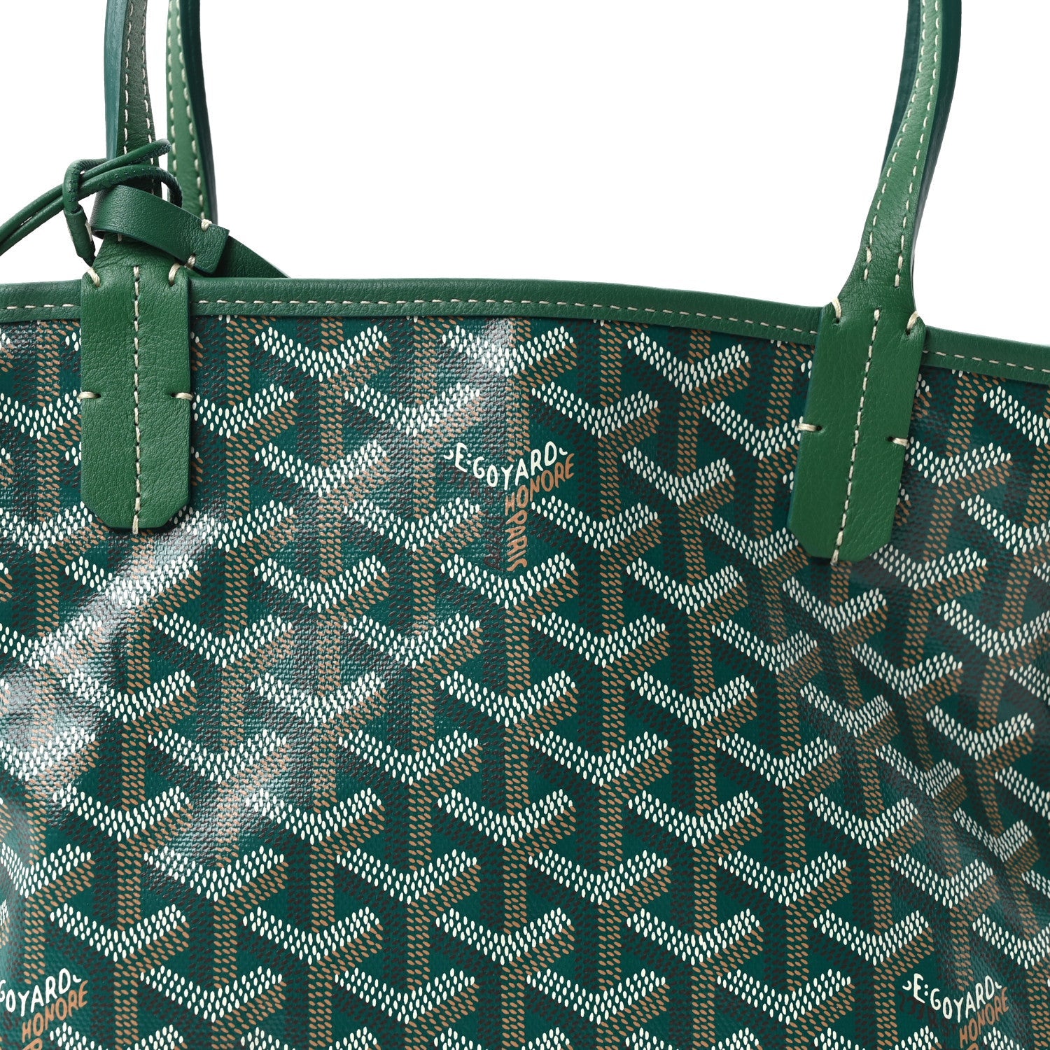 Goyardine Reversible Mini Anjou Green
