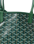 Goyardine Reversible Mini Anjou Green