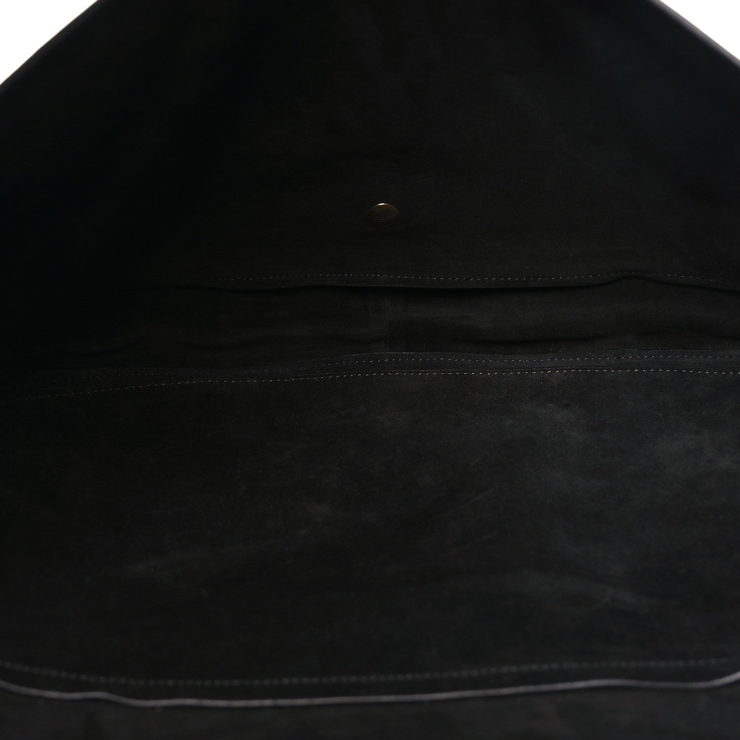 Shiny Lambskin Soft Triomphe Half Moon Bag Black