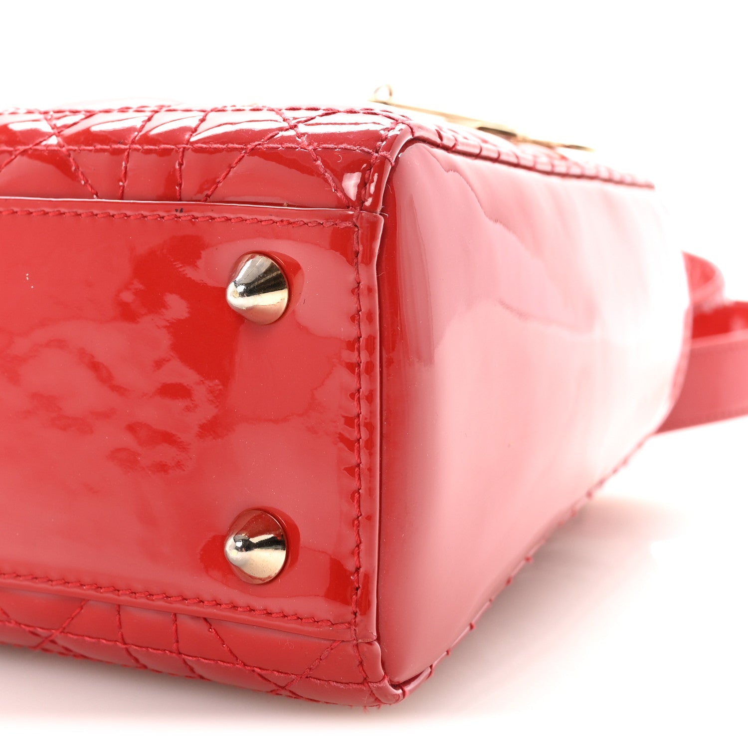 Patent Cannage Small Lady D1OR Red