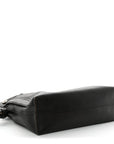 Shiny Calfskin Medium Panta Flamenco Knot Bag Vintage Brown