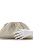 Smooth Butter Calf The Pouch Oversized Clutch Mist