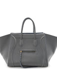 Baby Grained Calfskin Medium Phantom Luggage Kohl