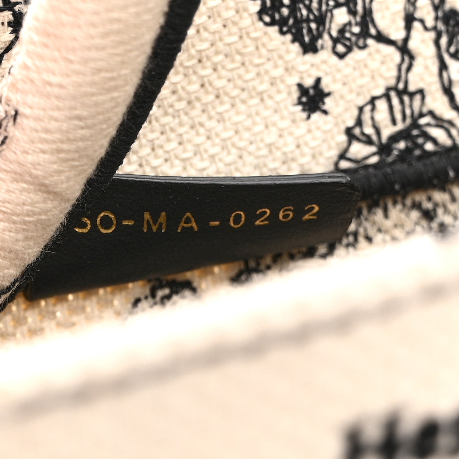 Canvas Embroidered Small Zodiac Toile De Jouy Book Tote Latte