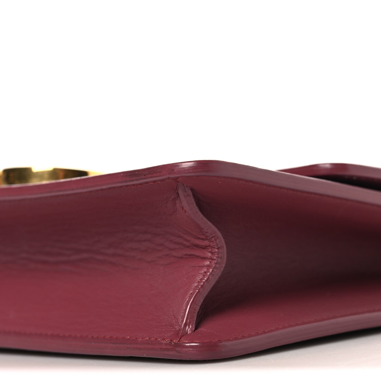 Smooth Calfskin 30 Montaigne Flap Bag Burgundy