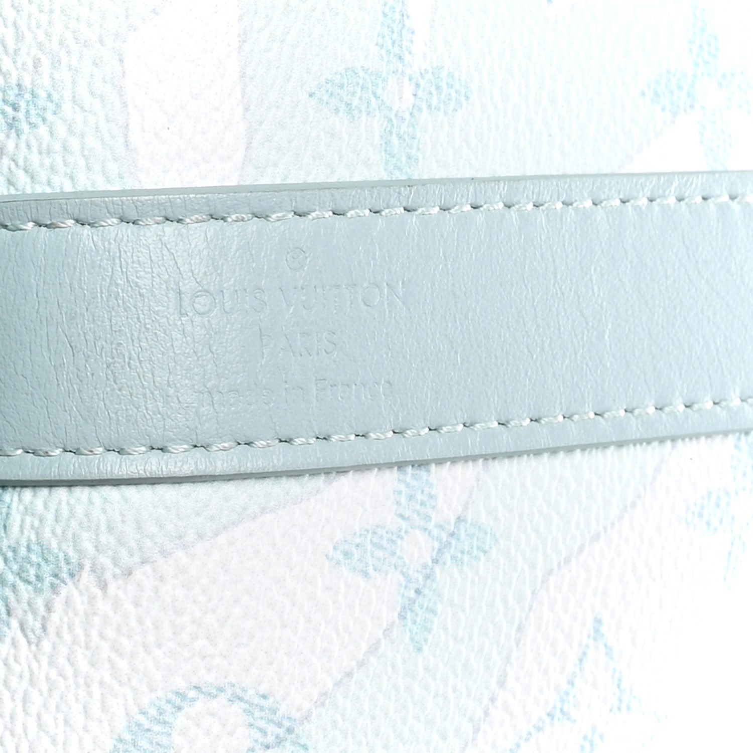 Monogram Aquagarden Keepall Bandouliere 50 Crystal Blue