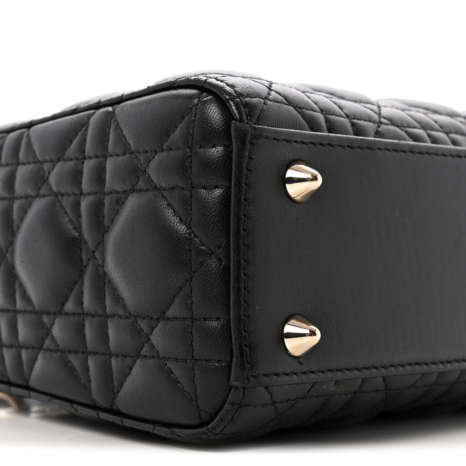 Lambskin Cannage Small My ABCD1OR Lady D1OR Black