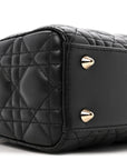 Lambskin Cannage Small My ABCD1OR Lady D1OR Black