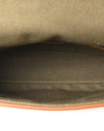 Canvas Vitello King FF Embroidered Baguette Amazzonia Cuoio