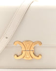 Shiny Calfskin Teen Triomphe Arctic White