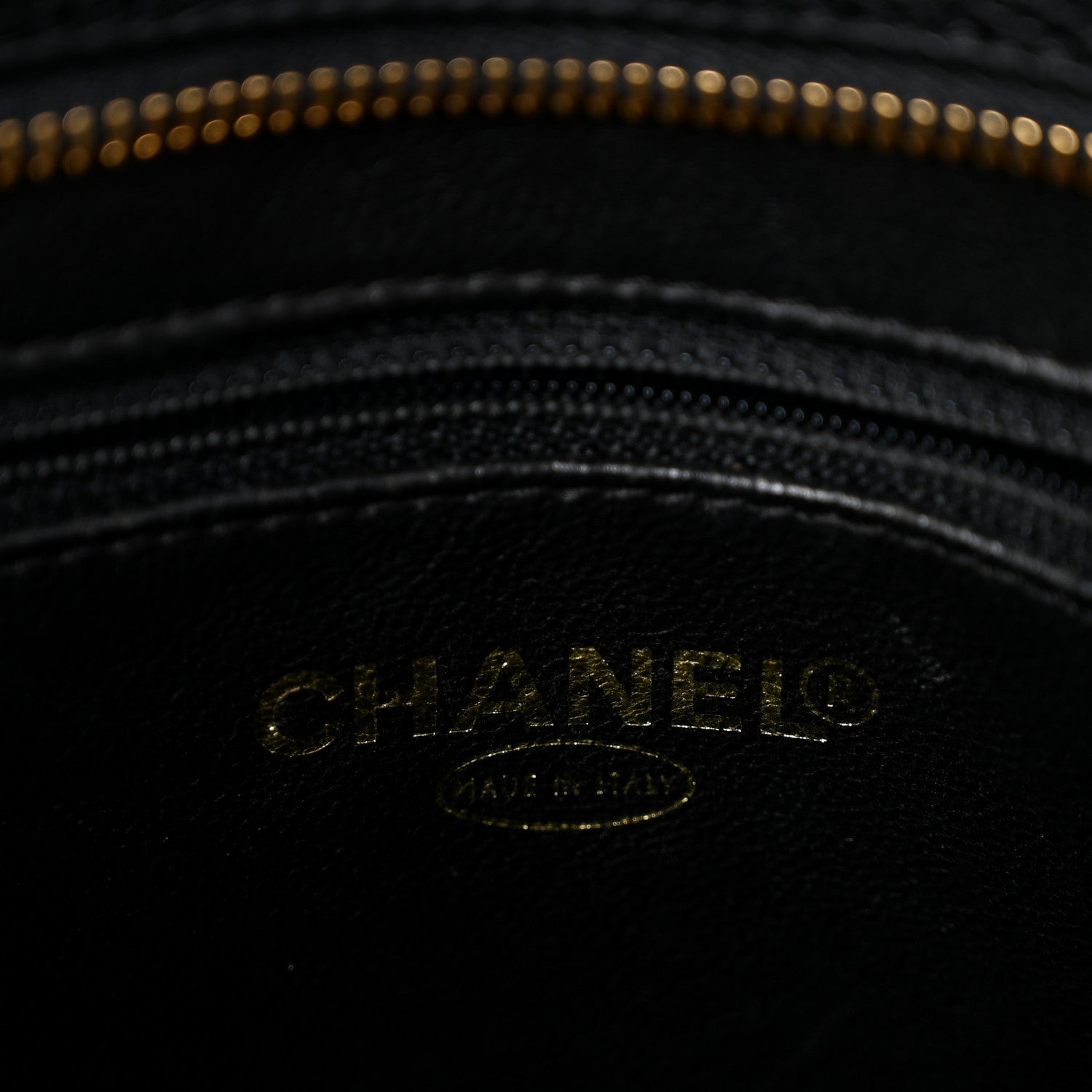 Caviar Quilted Medallion Tote Black
