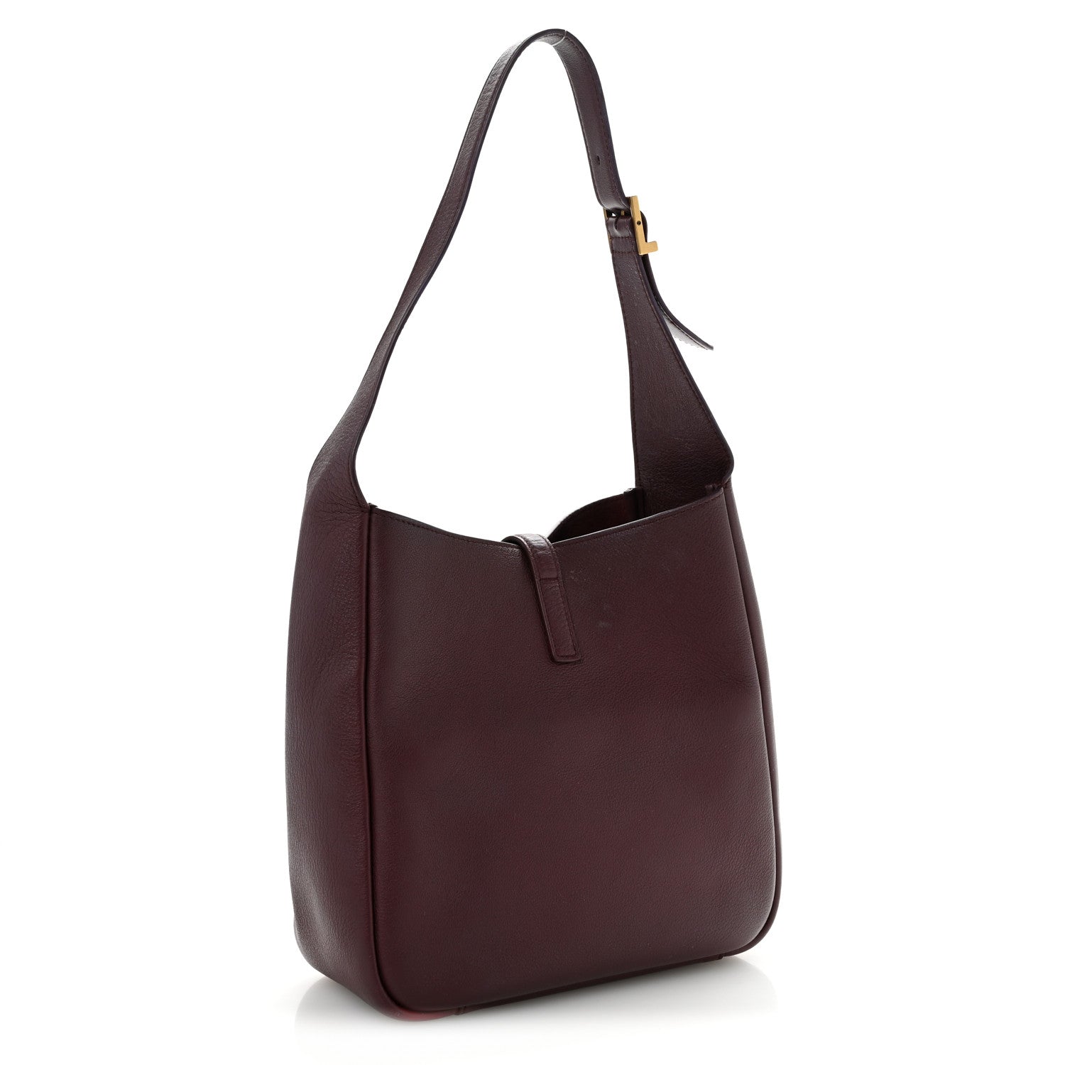 Smooth Calfskin Small Le 5 A 7 Soft Hobo Rouge Legion