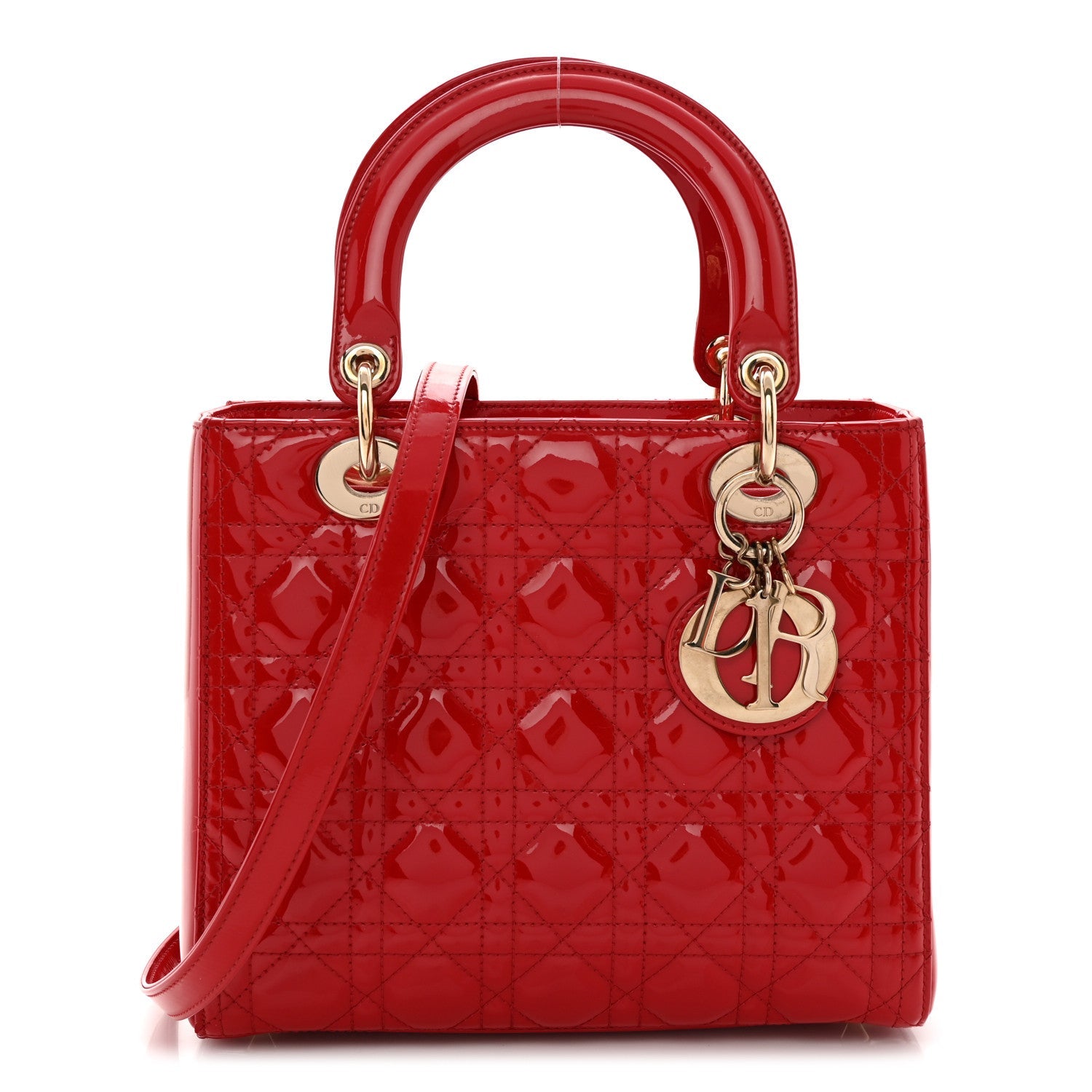 Patent Cannage Medium Lady D1OR Red