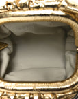 Metallic Crinkled Lambskin The Coin Purse Oro