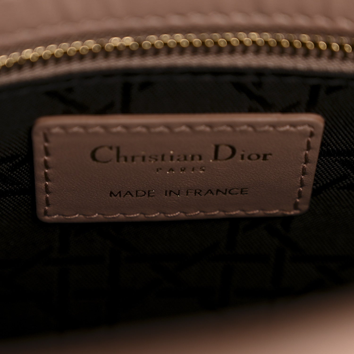 Lambskin Cannage Small My ABC D1OR Lady D1OR Blush