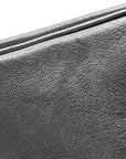 Lambskin Tag Bowling Bag Black