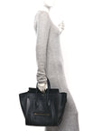 Smooth Calfskin Mini Luggage Black