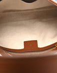 New Denim GG Monogram Calfskin Small Jackie 1961 Hobo Blue Tea Cuir