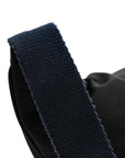 Recycled Sport Nylon Logo Embroidered Wheel Beltpack Black