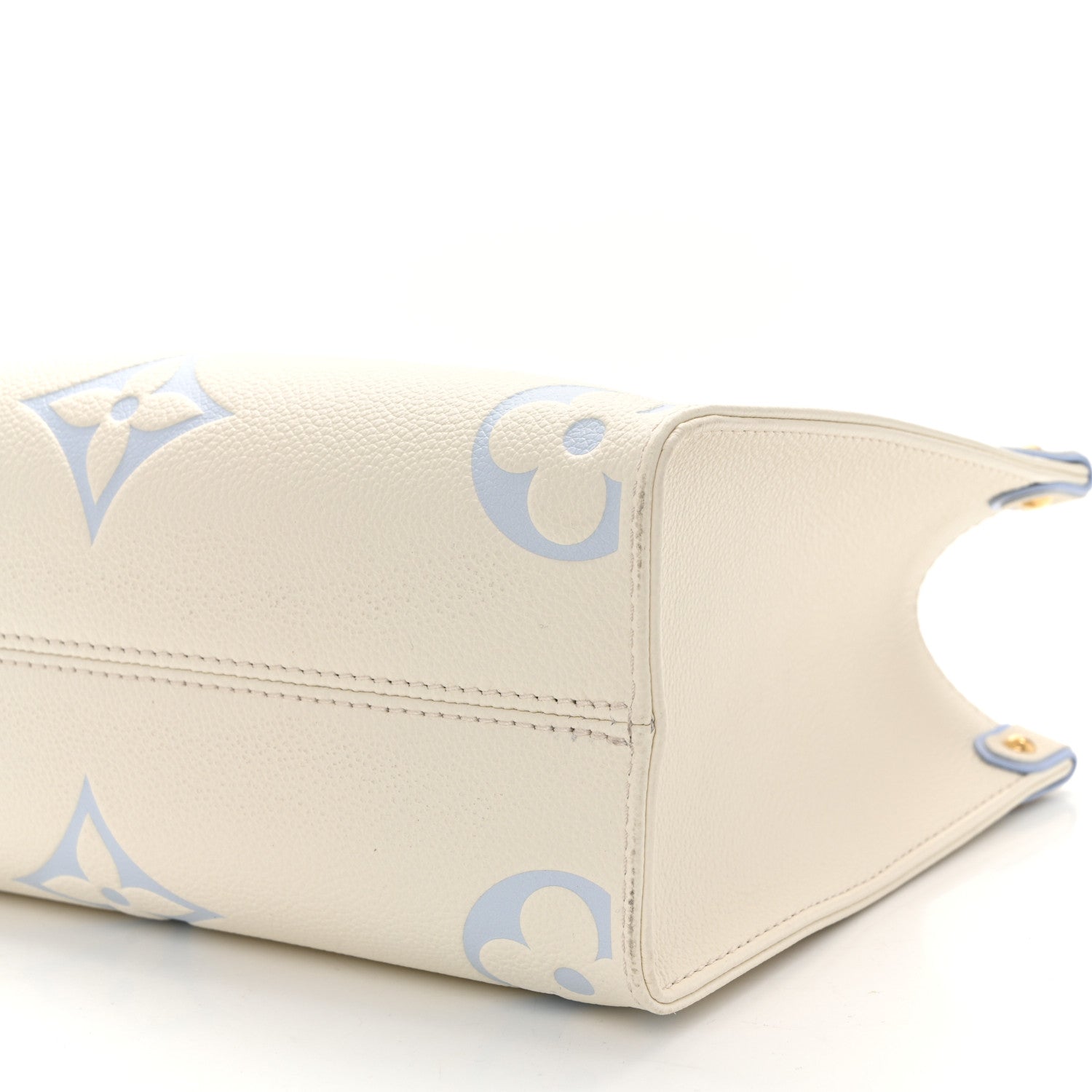 Empreinte Monogram Giant Onthego PM Latte Candy Blue