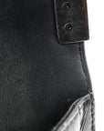 Faded Calfskin Quilted Small Studded Boy Flap Grey