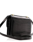 Matte Alligator Constance 18 Black