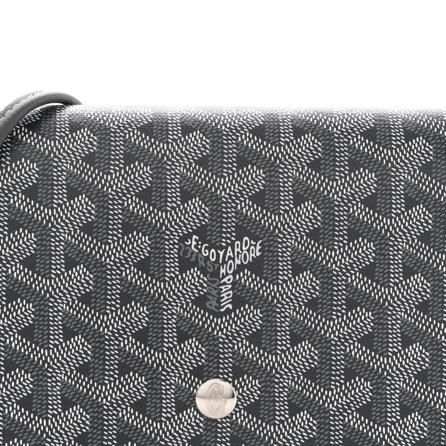 Goyardine Plumet Wallet Clutch Grey