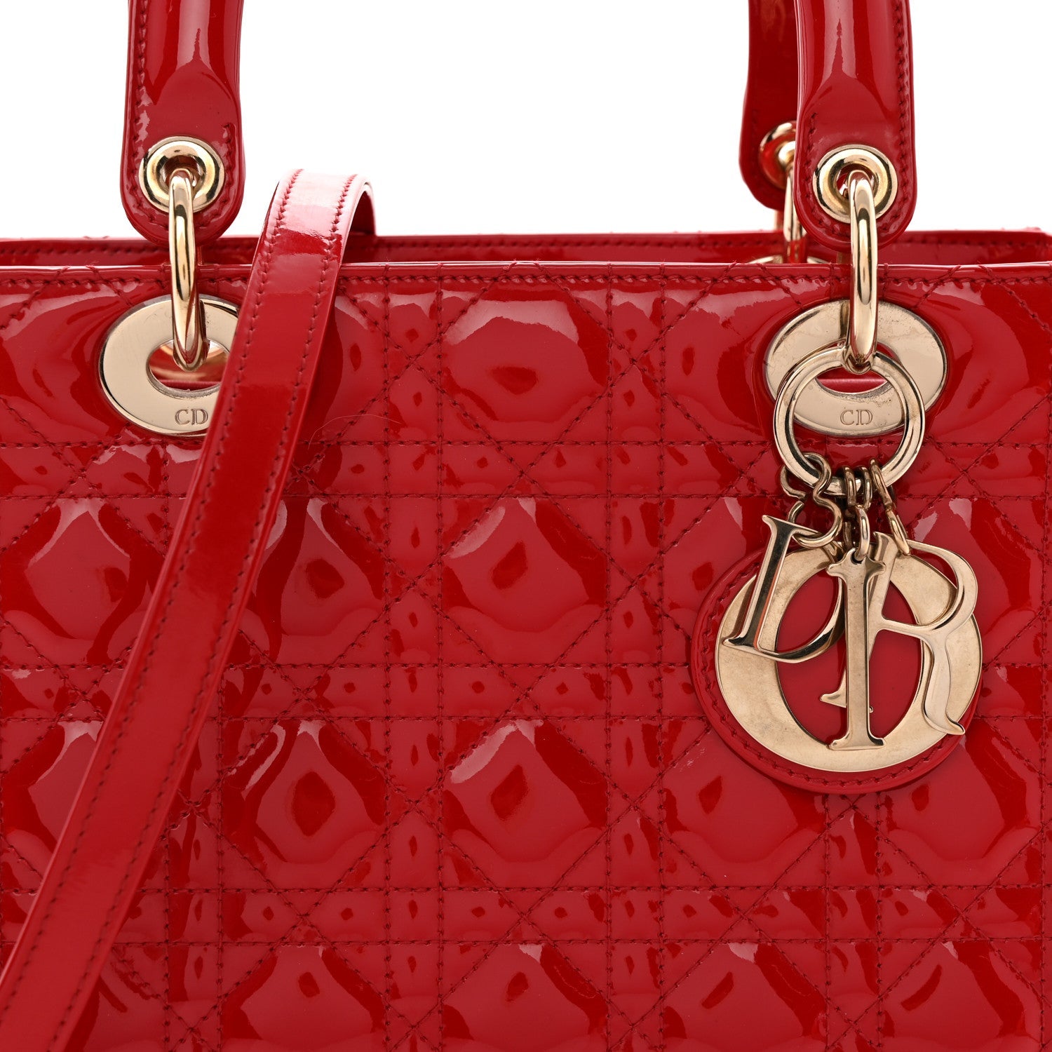 Patent Cannage Medium Lady D1OR Red