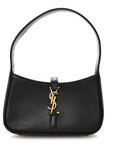 Smooth Calfskin Le 5 A 7 Mini Hobo Black