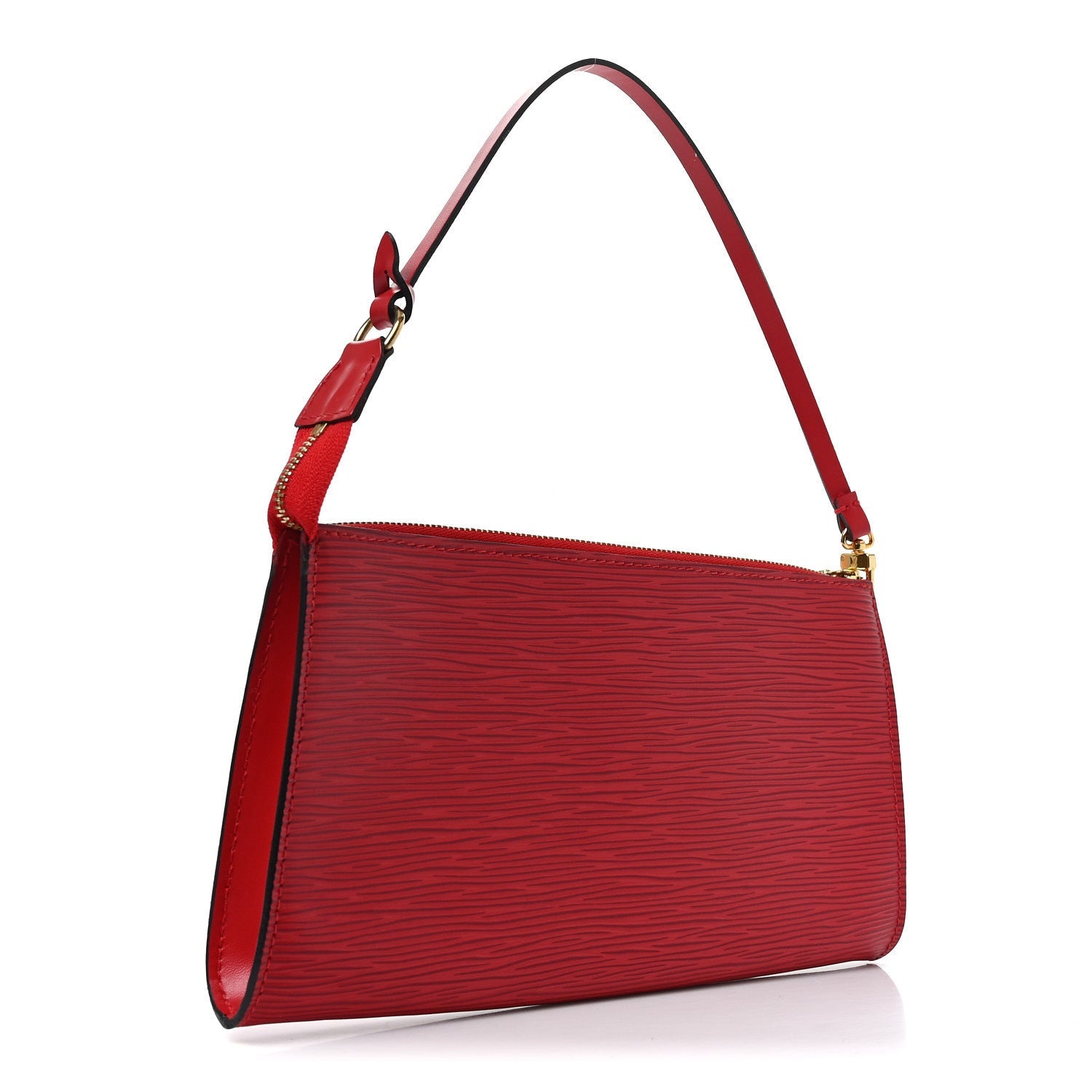 Epi Pochette Accessories 24 Castillan Red