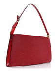 Epi Pochette Accessories 24 Castillan Red