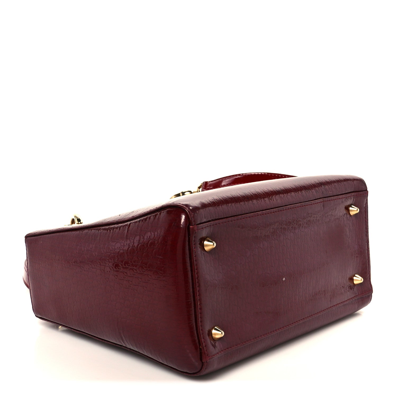 Patent D1ORissimo Medium Lady D1OR Burgundy Red