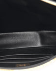 Natural Smooth Calfskin Rodeo Sling Pochette Black