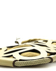 Smooth Calfskin Paula's Ibiza Small Anagram Cutout Tote Olive