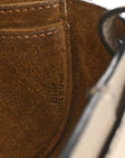 Grained Calfskin Mini Gate Crossbody Bag Light Oat