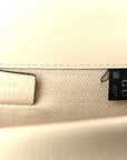 Textured Calfskin Crystal Mini Dionysus Shoulder Bag Mystic White