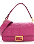 Nappa FF 1974 Embossed Baguette Ciclamino Pilar