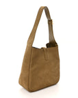 Suede Lizard Embossed Small Le 5 A 7 Soft Hobo Dark Pistachio