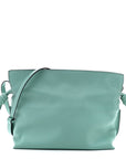 Calfskin Mini Flamenco Knot Bag Fresh Mint