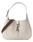 Sea Calfskin Web Small Jackie Shoulder Bag Sphinx