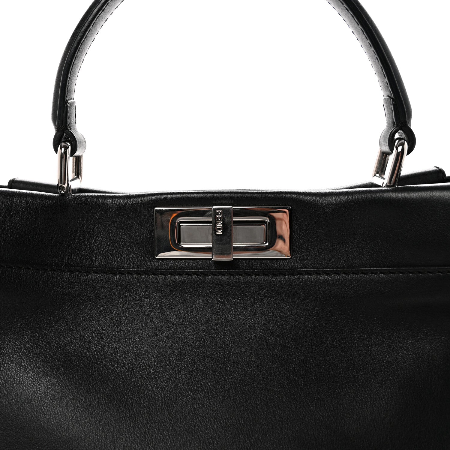 Vitello Seta Snakeskin Crocodile Monster Eyes Medium Peekaboo Iconic Satchel Black Girasole
