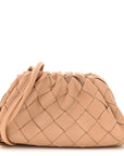 Nappa Intrecciato Coin Purse Almond