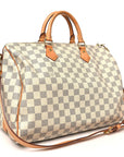 Damier Azur Speedy Bandouliere 35