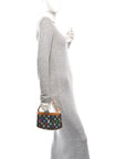 Monogram Multicolor Pochette Accessories Black