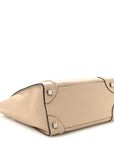 Drummed Calfskin Micro Luggage Dune